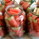 Watermelon without sterilization in jars for the winter - the simplest recipes