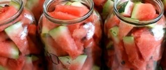 Watermelon without sterilization in jars for the winter - the simplest recipes