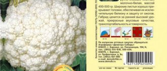 Cauliflower Malimba F1 - variety description