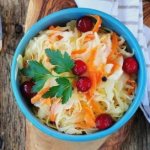 Pickled cabbage with apple cider vinegar for the winter. Cooking recipes 